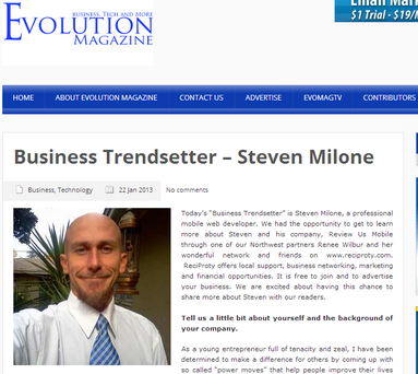 Steven Milone Business Trendsetter 2013